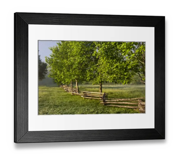 Framed Print : Dan Lawson Place at sunrise, Cades Cove, Great Smoky Mountains National Park, Tennessee