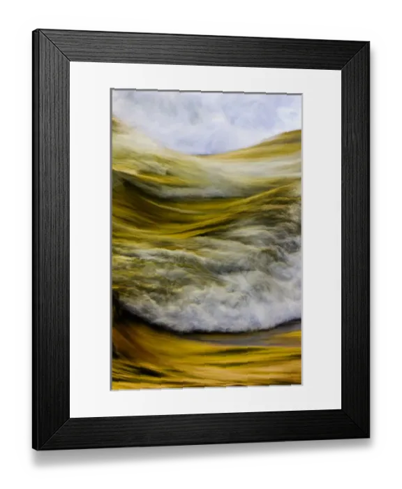 Framed Print : USA; Tennessee; Great Smoky Mountain NP; Spring reflections in stream