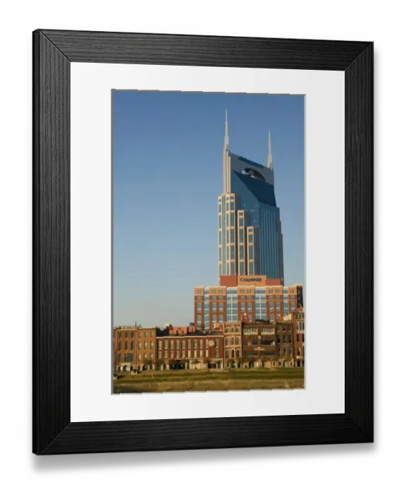Framed Print : USA, Tennessee, Nashville: Downtown & Bell South Tower Framed Print : USA, Tennessee, Nashville: Downtown & Bell South Tower