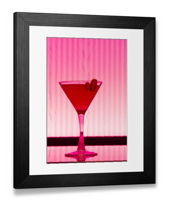 Framed Print : Texas, Houston. Cocktails