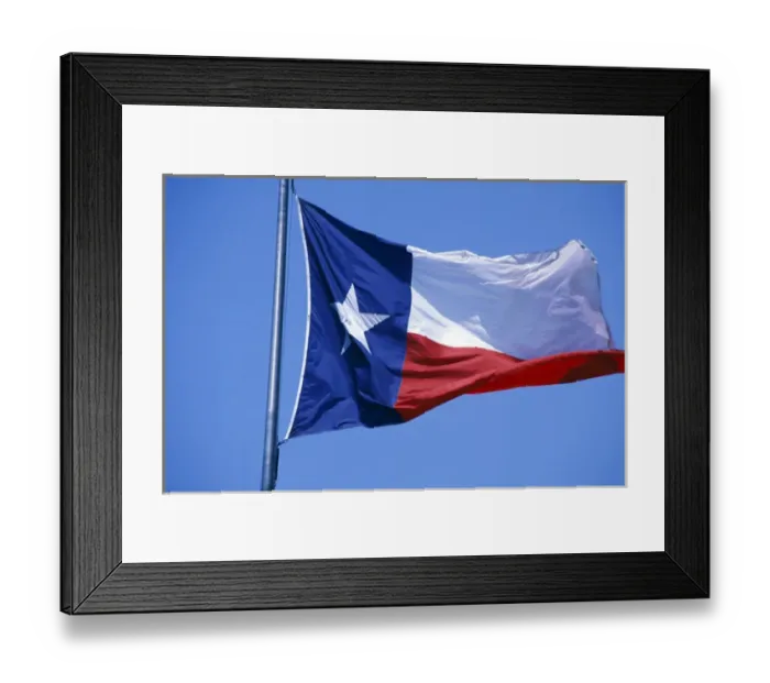 Framed Print : North America, USA, Texas, Dallas. Texas state flag Framed Print : North America, USA, Texas, Dallas. Texas state flag