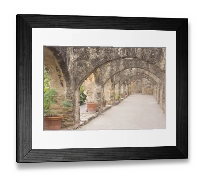 Framed Print : Texas, San Antonio, San Antonio Missions NHP, Misison San Jose Y San Miguel de Aguayo