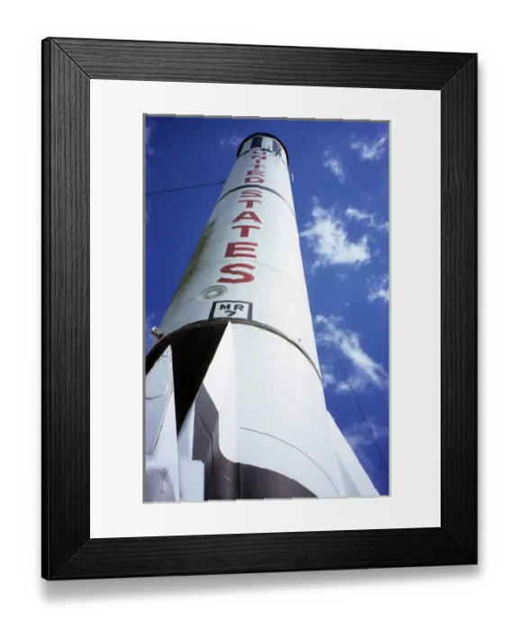 Framed Print : Houston, USA. Huge United States rocket ship on display at NASA Johnson Space Centre