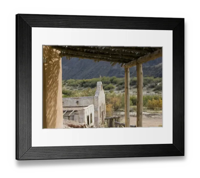 Framed Print : USA-TEXAS-Big Bend Area-Lajitas: Old Western Movie Set by the Big Bend Framed Print : USA-TEXAS-Big Bend Area-Lajitas: Old Western Movie Set by the Big Bend