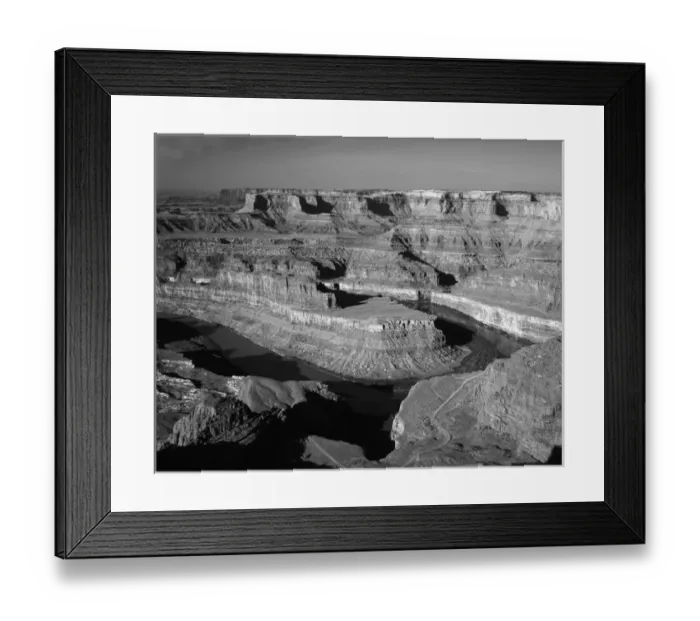 Framed Print : USA, Utah, View of Dead Horse Point State Park with Colorado river
