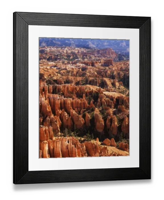 Framed Print : USA, Utah, Bryce Canyon National Park, Rock hoodoos from inspiration point