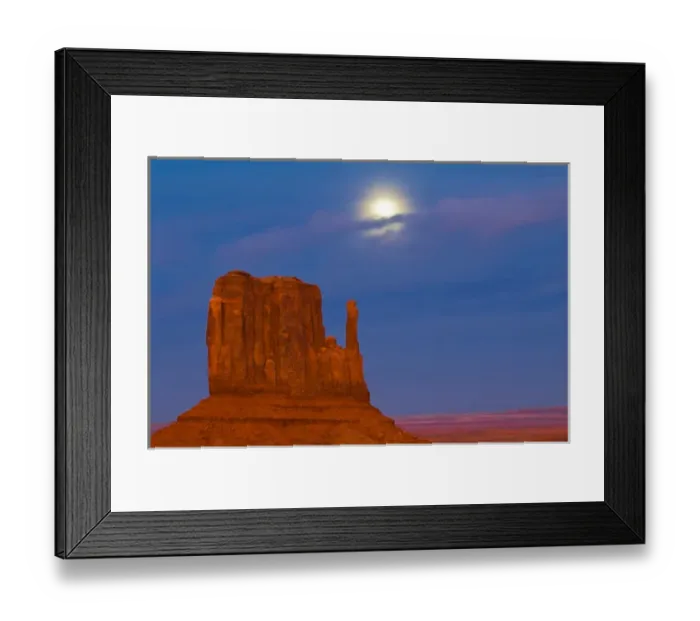Framed Print : USA, Utah, Monument Valley Navajo Tribal Park. One of the Mittens formations with