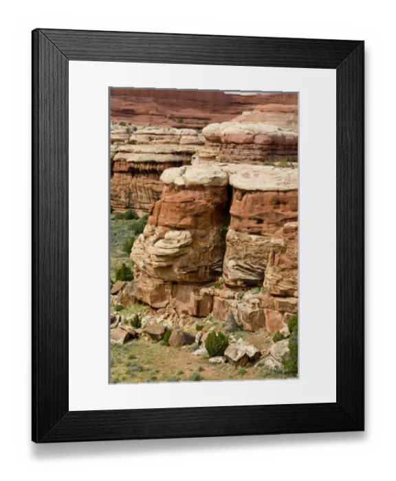 Framed Print : USA, Utah, Canyonlands NP. Canyon scene on Peekaboo Trail in Needles District Framed Print : USA, Utah, Canyonlands NP. Canyon scene on Peekaboo Trail in Needles District