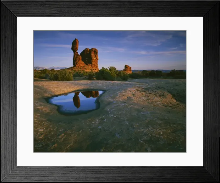 Framed Print : USA, Utah, Arches National Park, Balanced Rock
