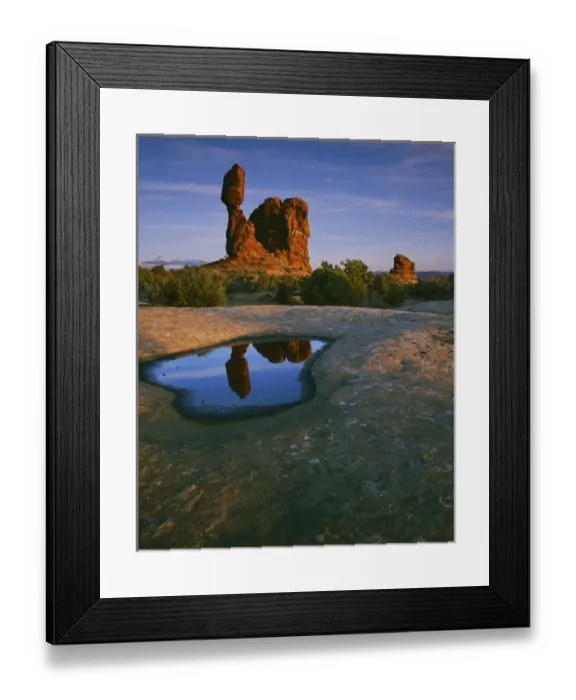 Framed Print : USA, Utah, Arches National Park, Balanced Rock