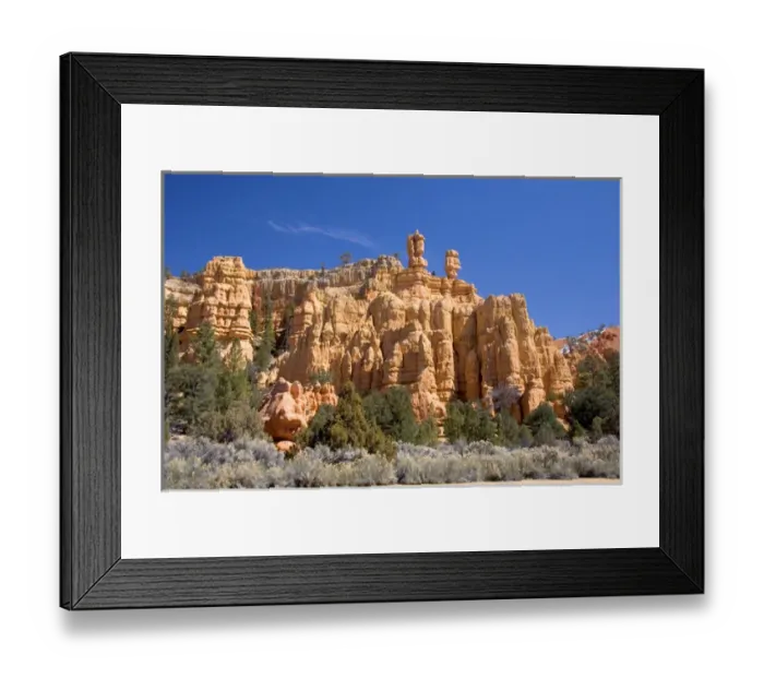 Framed Print : Sandstone rock formation in the Red Canyon of the Dixie National Forest near Bryce Framed Print : Sandstone rock formation in the Red Canyon of the Dixie National Forest near Bryce