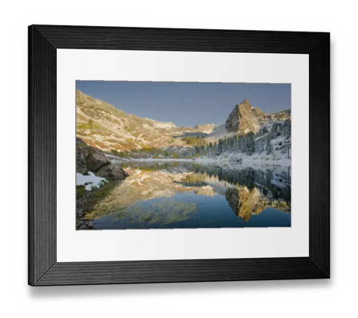Framed Print : LaKe Blanche and Sundial Peak, early fall snow, Twin Peaks Wilderness, Uinta Wasatch Framed Print : LaKe Blanche and Sundial Peak, early fall snow, Twin Peaks Wilderness, Uinta Wasatch