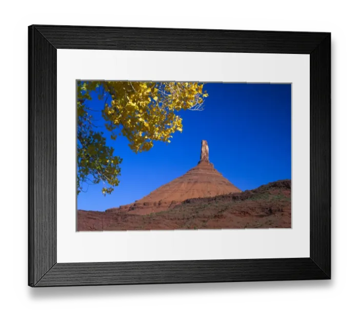 Framed Print : Castle Rock in Castle Valley Utah