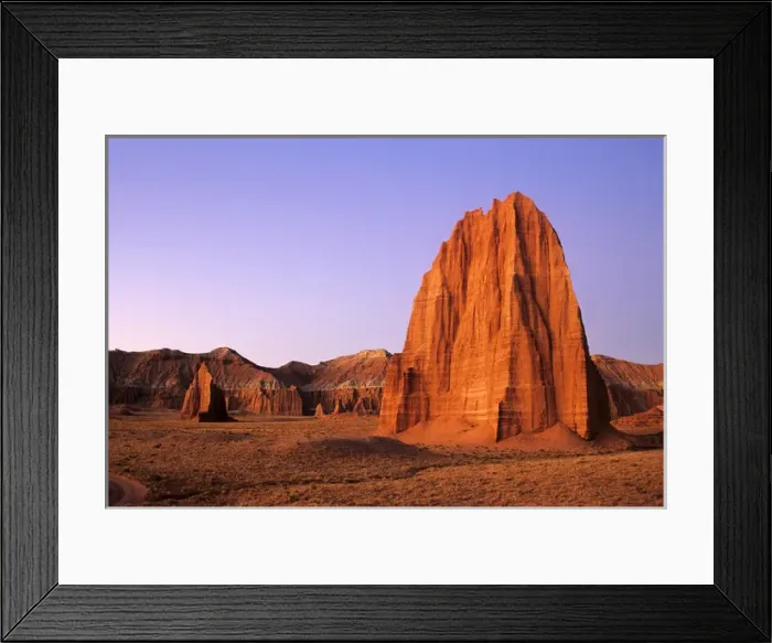 Framed Print : Pre-dawn light illuminates the Temple of the Sun (right) and Temple of the Moon Framed Print : Pre-dawn light illuminates the Temple of the Sun (right) and Temple of the Moon