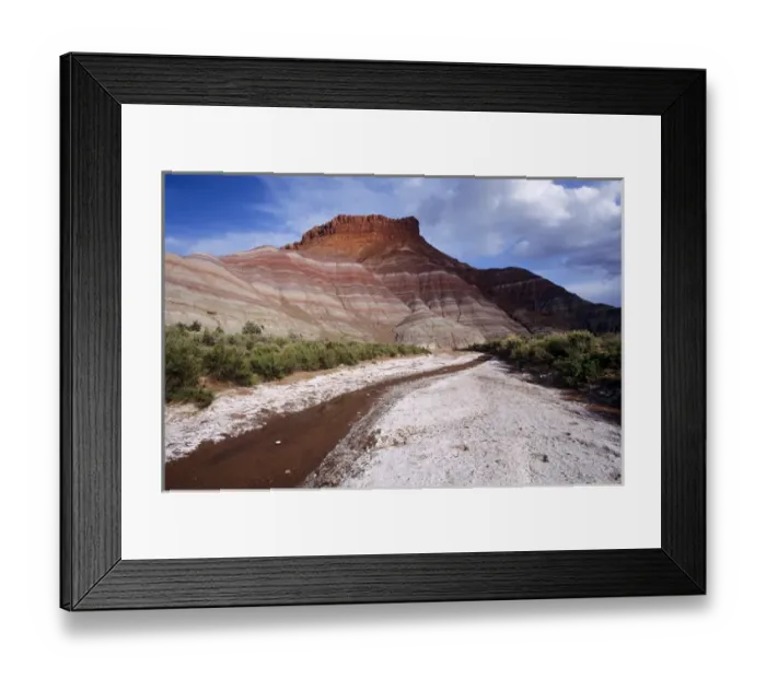 Framed Print : Alkaline-crusted streambed near Old Paria Townsite in Grand Staircase Escalante National Monument Framed Print : Alkaline-crusted streambed near Old Paria Townsite in Grand Staircase Escalante National Monument