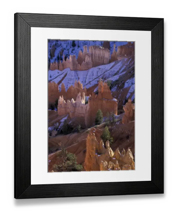 Framed Print : North America, USA, UT, Bryce Canyon NP Bryce Ampitheater, Hoodoos and Fins