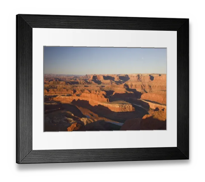 Framed Print : Utah, Dead Horse Point SP, Gooseneck of the Colorado River