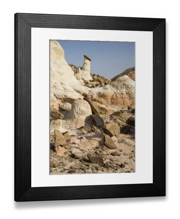 Framed Print : Utah, Grand Staircase Escalante NM, The Toadstools, an area of Entrada sandstone columns Framed Print : Utah, Grand Staircase Escalante NM, The Toadstools, an area of Entrada sandstone columns