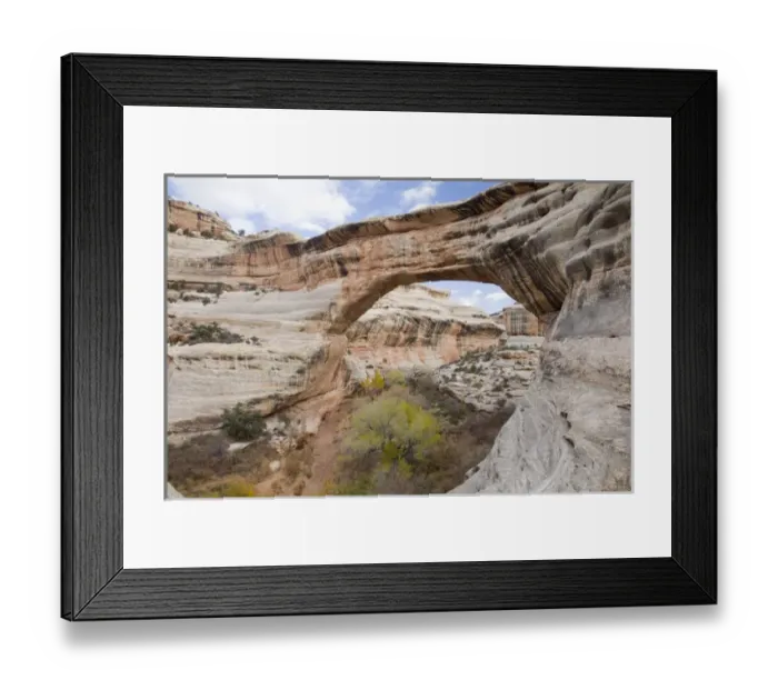Framed Print : UT, Natural Bridges National Monument, Sipapu Bridge Framed Print : UT, Natural Bridges National Monument, Sipapu Bridge
