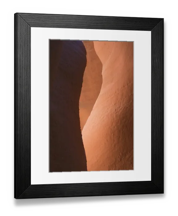 Framed Print : Utah, Grand Staircase Escalante NM, Spooky Gulch, Slot canyon of Dry Fork Coyote Gulch Framed Print : Utah, Grand Staircase Escalante NM, Spooky Gulch, Slot canyon of Dry Fork Coyote Gulch