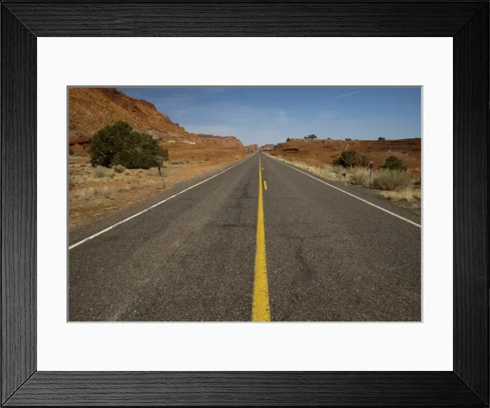 Framed Print : North America, USA, Utah, Capitol Reef NP Highway