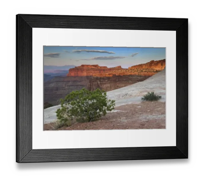 Framed Print : View from the canyon rim, Island in the sky district, Canyonlands National Park, Utah Framed Print : View from the canyon rim, Island in the sky district, Canyonlands National Park, Utah