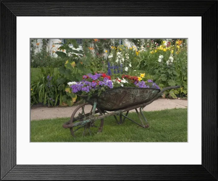 Framed Print : The garden cottage Bed and Breakfast, 16 North 200 West Cedar City, Utah 84720 435-586-4919