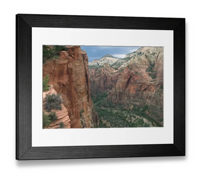 Framed Print : Zion Canyon, Zion National Park, Utah, USA