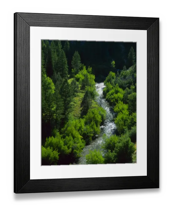 Framed Print : UTAH. USA. Logan River in Logan Canyon, Bear River Range. Wasatch-Cache National Forest