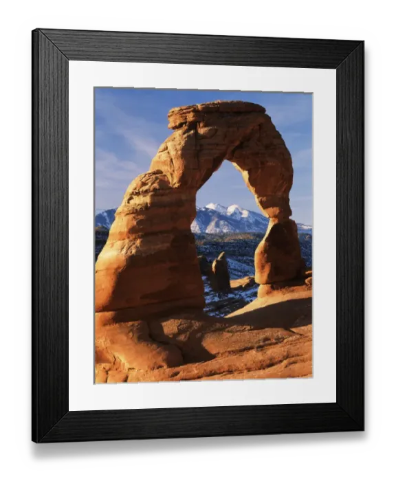Framed Print : USA, Utah, View of delicate arch at Arches National Park Framed Print : USA, Utah, View of delicate arch at Arches National Park
