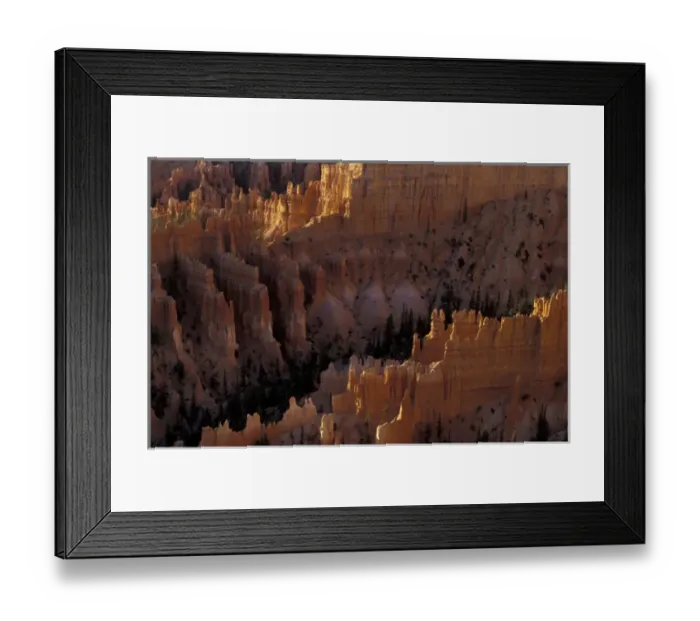 Framed Print : N. A. USA, Utah, Bryce Canyon National Park. View fo canyon and erosion formations Framed Print : N. A. USA, Utah, Bryce Canyon National Park. View fo canyon and erosion formations
