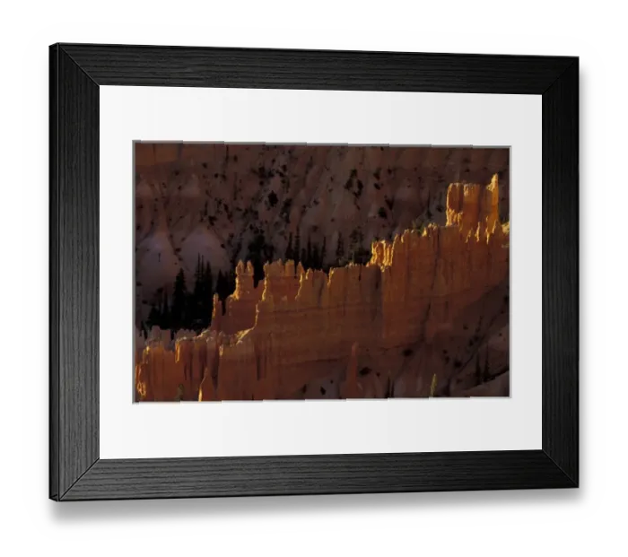 Framed Print : N. A. USA, Utah, Bryce Canyon National Park. View fo canyon and erosion formations Framed Print : N. A. USA, Utah, Bryce Canyon National Park. View fo canyon and erosion formations