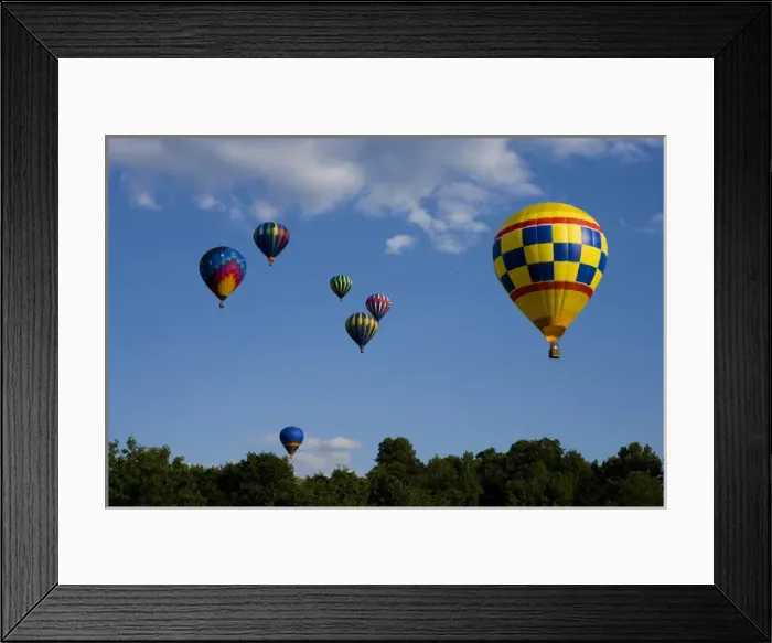 Framed Print : Balloons at the Quechee Balloon Festival Vermont USA