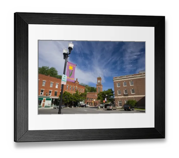 Framed Print : Downtown Bellows Falls, Vermont. A. K. A. Rockingham Framed Print : Downtown Bellows Falls, Vermont. A. K. A. Rockingham