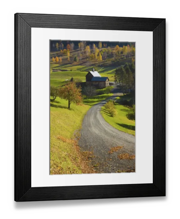 Framed Print : A rural Vermont scene in Pomfret, Vermont Framed Print : A rural Vermont scene in Pomfret, Vermont