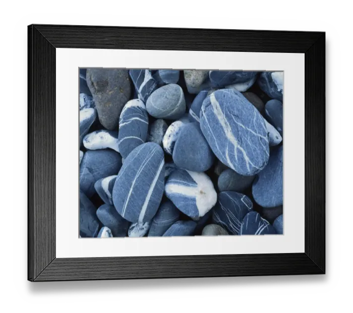 Framed Print : USA, Vermont, Lake Champlain, Stones Framed Print : USA, Vermont, Lake Champlain, Stones