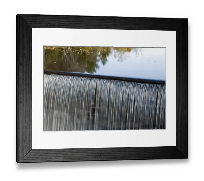 Framed Print : Millpond falls, Weston, Vermont Framed Print : Millpond falls, Weston, Vermont