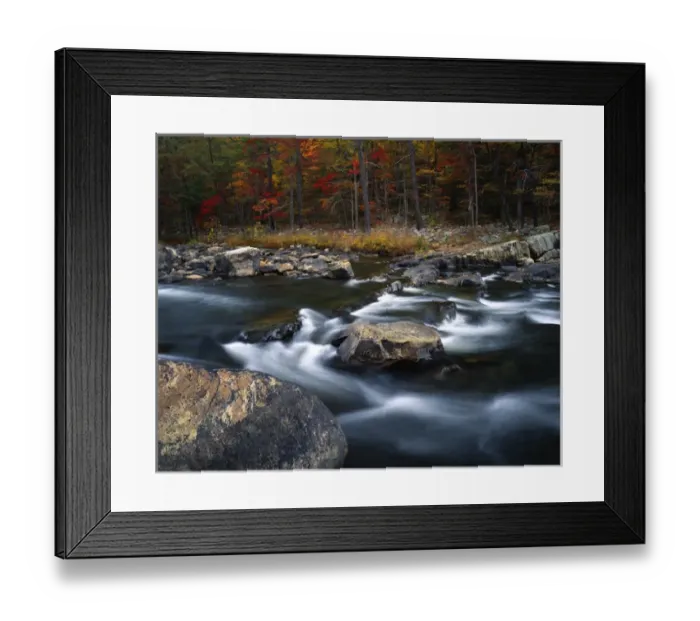 Framed Print : USA, Virginia, Maury River, Autumn Framed Print : USA, Virginia, Maury River, Autumn