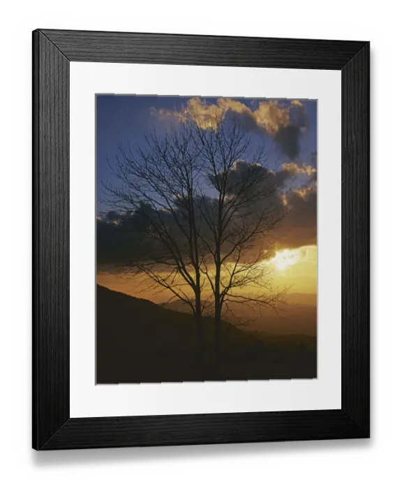 Framed Print : USA, Virginia, Shenandoah National Park, Sunset from Appalachian Trail Framed Print : USA, Virginia, Shenandoah National Park, Sunset from Appalachian Trail