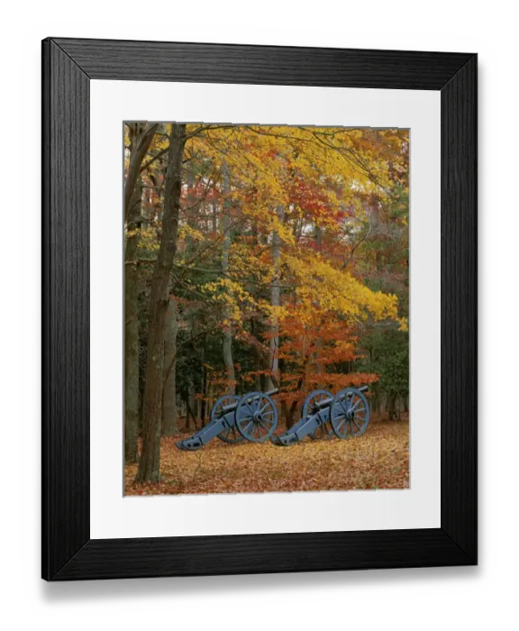 Framed Print : USA, Virginia, Colonial National Historic Park, French Artillery at Yorktown Framed Print : USA, Virginia, Colonial National Historic Park, French Artillery at Yorktown