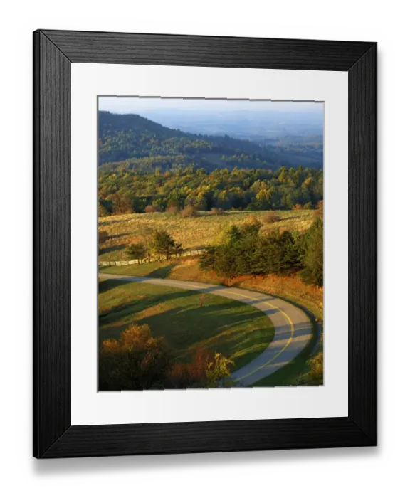 Framed Print : USA, Virginia, Patrick County, The Blue Ridge Parkway Framed Print : USA, Virginia, Patrick County, The Blue Ridge Parkway