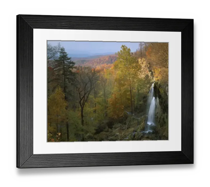 Framed Print : USA, Virginia, Alleghany County, Autumn at Falling Springs Framed Print : USA, Virginia, Alleghany County, Autumn at Falling Springs