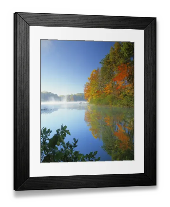 Framed Print : USA, Virginia, Fairy Stone State Par, Fairy Stone Lake