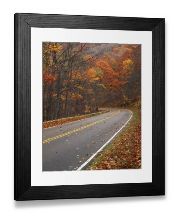Framed Print : USA, Virginia, Shenandoah National Park, Skyline Drive