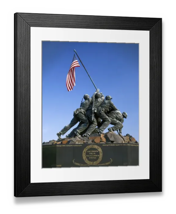 Framed Print : USA, Virginia, U. S. Marine Corps War Memorial, (Iwo Jima Memorial), Arlington Framed Print : USA, Virginia, U. S. Marine Corps War Memorial, (Iwo Jima Memorial), Arlington