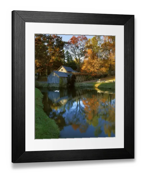 Framed Print : USA, Virginia, Blue Ridge Parkway, Mabry Mill Framed Print : USA, Virginia, Blue Ridge Parkway, Mabry Mill