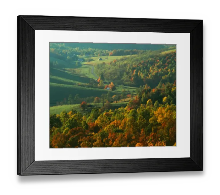 Framed Print : USA, Virginia, Blue Ridge Parkway, Autumn Framed Print : USA, Virginia, Blue Ridge Parkway, Autumn