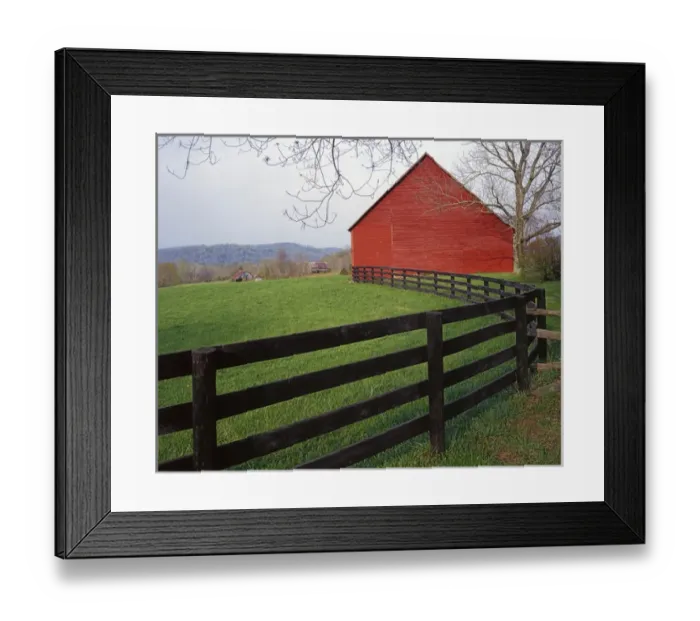 Framed Print : USA, Virginia, Barn near Etlan