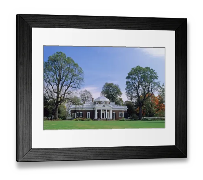 Framed Print : Thomas Jefferson estate Monticello near Charlottesville, Virginia. (Exclusive calendar Framed Print : Thomas Jefferson estate Monticello near Charlottesville, Virginia. (Exclusive calendar