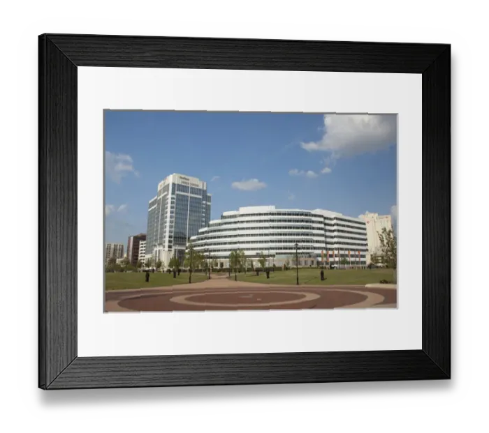 Framed Print : Virginia, Norfolk, Town Point Park